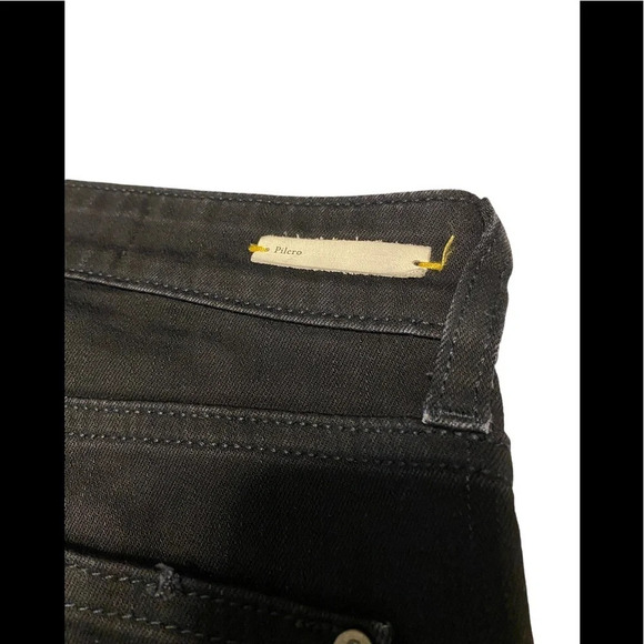 Anthropologie Pilcro and The Letterpress Serif Moto Black Legging Jeans - Picture 8 of 15